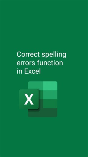 Correct spelling errors function in Excel 🤩 excel tips and tricks || excel hacks || excel interview quistion trick || excel tricks shorts video #trick #excel#vlookup #formula #reel #viral #reelsinstagram #tips #msexceltricks | My Learning Sheet