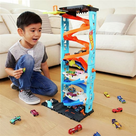Buy Hot Wheels City Transforming Race Tower Playset | Toy cars and trucks | Argos