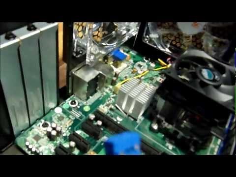 Moving an HP Pavlion Desktop into a New Case