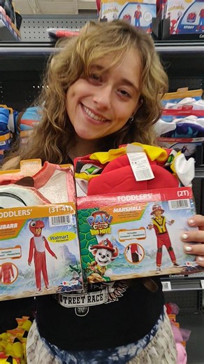 Paw Patrol Halloween Costumes @Walmart #pawpatrol #halloween #walmart #nickelodeon #shorts #fyp
