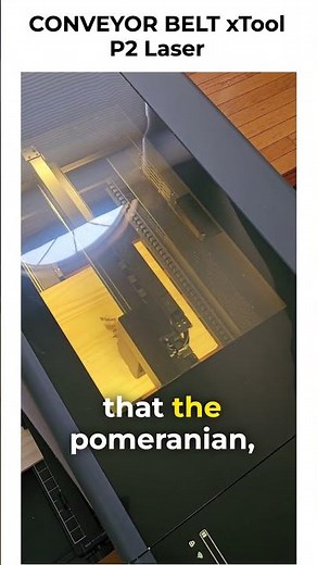 xTool P2 Laser Engraver Conveyor Belt System! Great for Small Business