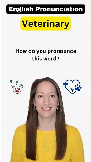 How to pronounce VETERINARY correctly [British English]