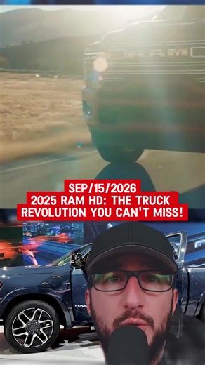 🔥 2025 RAM HD: The Truck Revolution You Can't Miss! 🚛💨 #turbodiesel #trucktok #innovation #ramtrucks #fyp #ram2500
