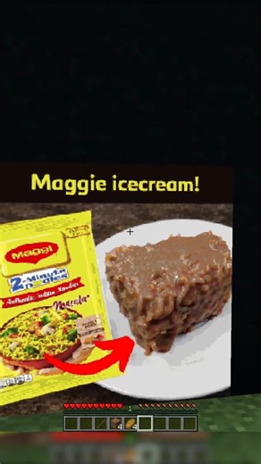What is Children's Favourite Food Item In Minecraft #minecraftshorts #basuplays