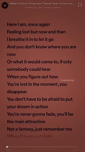 make it shine - victorious #f4vspeedsongs #speedupsongs #speedsongs