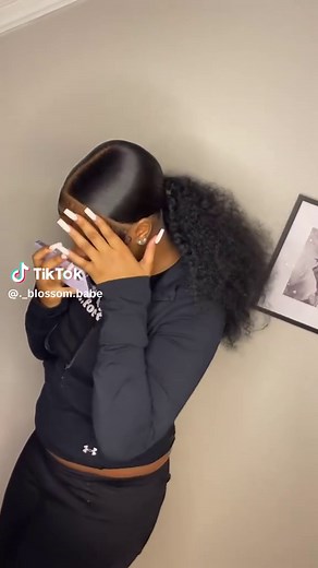 Sleek Ponytail Tutorial for Short Curly Hair