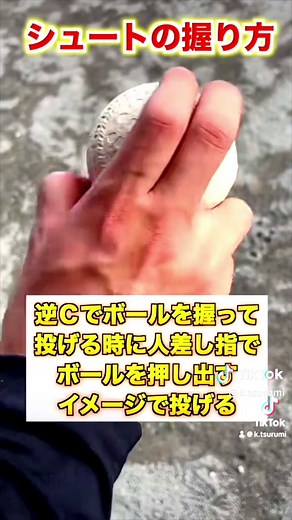 右打者向けシュートの投げ方を詳しく解説