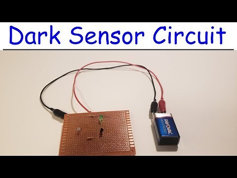 DIY Night Activated LDR Sensor Circuit Using LEDs & Light Dependent Resistors