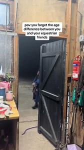 173K views · 1K reactions | linda my 70yr old bestie, lottie my 9yr old opp#fyp #foryoupage #foryou #pov #horsepov #relatable #agegap #workbestie #funny #horseriding #equestrianlife #horses #horsegirl #horse #stables #equestrian #equestriangirl #equestrianvibes #equestrianproblems #equine | Millie Stennett | Facebook
