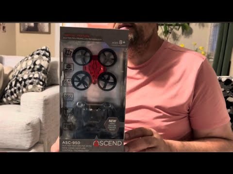 Ascend Aeronautics ASC-950- Ducted Fan Drone- unboxing and test flight- RC Cincy