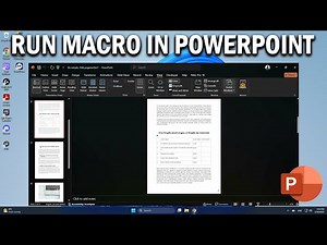 How To Run a macro in PowerPoint - Easy Fix