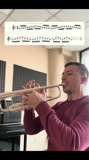 El ejercicio del día 😉🎺 #trumpet #technique #music #daily #exercise