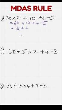 🧮 Can you solve all 3 MDAS (BODMAS) questions without making a mistake? #maths #mathematics