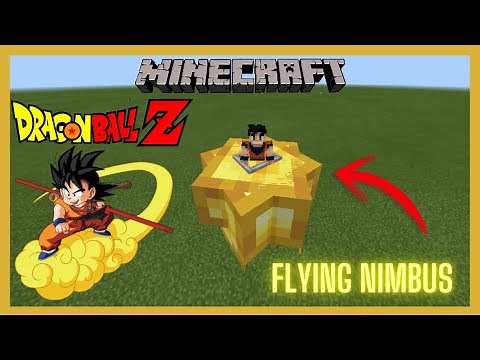 [MCPE/MCBE Dragon Ball] Goku Command Tutorial《 Flying Nimbus 》