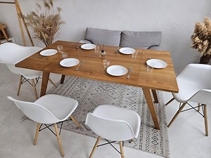 Adjustable 2-in-1 Solid Wood Dining & Coffee Table - Space-saving Transformer Furniture - Folding Space-saving Furniture - Handcrafted Table - Etsy UK