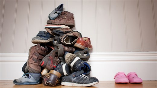 The Dollar Tree Storage Solution To Organize Your Shoe Closet - House Digest