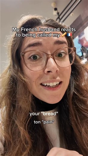 Christina | Missframericana 🦋 on Instagram: "My French husband reacts to being called my 🥖😂🇫🇷 #frenchaccent #americanaccent #speakingfrench #speakfrenchfluently #france #englishspeak #pourtoipage #studyabroad #studyabroad #studyabroadfrance #bilingue #bilingual #blingualproblems #multilingualthings #multiligual #language #frenchlanguage #languages #languagelearning #frenchlesson #growthmindset #frenchtok"