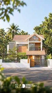 Tropical home shaped by light, nature & timeless design. 🌿 #architecture #tropicalhome #kerala
