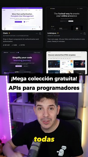 Colección de APIs gratuitas para programadores