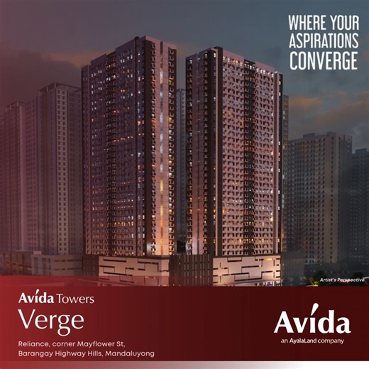 Avida Towers Verge is a three-tower, high-rise condominium located in Mandaluyong City, with easy access to EDSA, MRT stations, and Central Business Districts. Whichever direction you’re heading, getting to places is never a problem when you’re living in the center. Discover more about your property investment at https://www.avidaland.com/properties/avida-towers-verge/ #AvidaTowersVerge #LiveInspiredWithAvida #CondoinMandaluyong | Avida Land