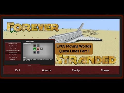 Going LIVE Forever Stranded Minecraft Lost Souls EP64 Moving Worlds Quest Lines Part 2