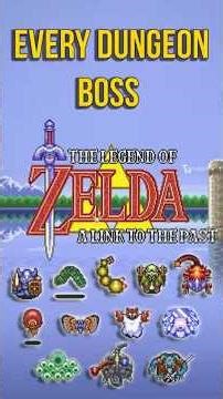 Every Dungeon Boss The Legend of Zelda A Link To The Past🔥#Shorts