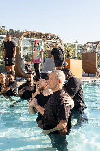 2.2K views · 78 reactions | Take a look at the transformative power of Baptism, where the old self is washed away and new beginnings are embraced with open hearts and the love of God. It's time to LIVE AGAIN  #oneonline #onebaptism #oneexperience #onechurchla | ONE A Potter’s House Church | Facebook