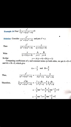 Evaluate the indefinite integral using the partial fraction method #mathematician #education