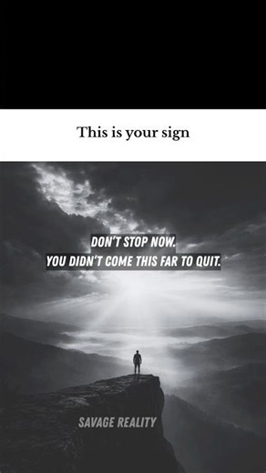 This is your sign. Don’t step back now #viral #motivation #viralshort #trendingfear #warriormindset
