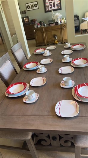 Modern Porcelain Square Dinnerware Set for 6