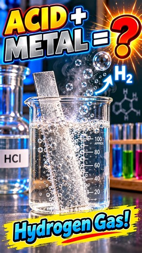 🔬 What Happens When Acids React with Metals?⚗️