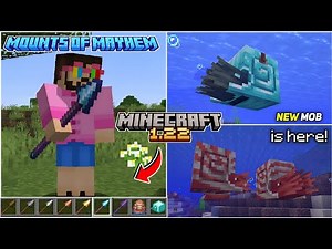 Minecraft 1.22 Mounts of Mayhem | Minecraft Snapshot 25w41a - Nautilus,Spears, Zombie Horses & More!
