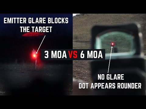 3 MOA vs 6 MOA - Subtle Things Affecting Emitter Glare & Astigmatism