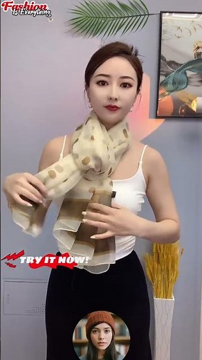 Trendy Winter Scarf Hack 🧣 | Cozy & Chic in Seconds #ScarfStyle #ScarfHack #FashionTips