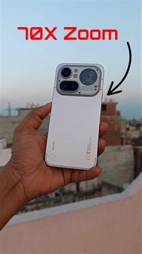 Nothing Phone (4a) Pro 70X zoom test #viral #phone4apro