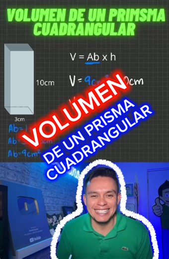 ¡Volumen de un prisma cuadrangular! ¡¡Adquiere mis libros, facilísimo!! 👇👇👇 👨‍🎓👩‍🎓http://bit.ly/3RLsygP 🎓📖https://wa.me/c/5216564259521 #fyp #foryou #fypシ #foryoupage #math #matematica | Daniel Carreón