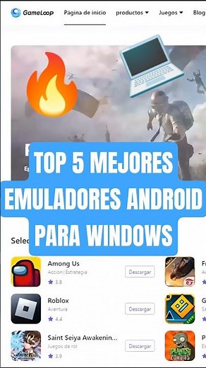TOP 5 BEST ANDROID EMULATORS FOR WINDOWS 🔥💻