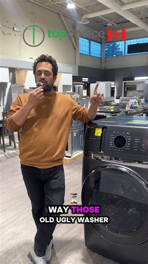 @topchoice.canada on Instagram: "laundry room? No problem 👀 This GE Profile all-in-one washer dryer saves space, skips the vent, and does it all in one machine. Perfect for condos, apartments, or tight spaces — and the price? Only $1,999 🤯 📍 Top Choice Furniture & Appliances Brampton: 16 Intermodal Dr Unit 1 | 📞 905-799-0045 Guelph: 5461 Hwy 6 Unit 1 | 📞 519-824-0382 Message us to check availability. #guelph #brampton #toronto #viralvideo #explorepage✨"
