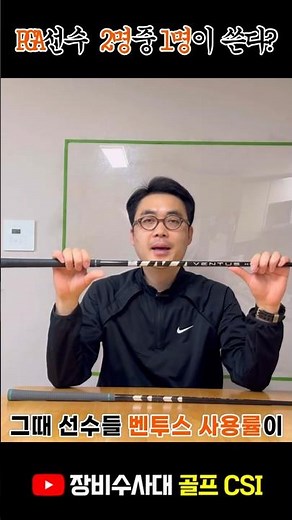 PGA Ventus Shaft Usage Rate