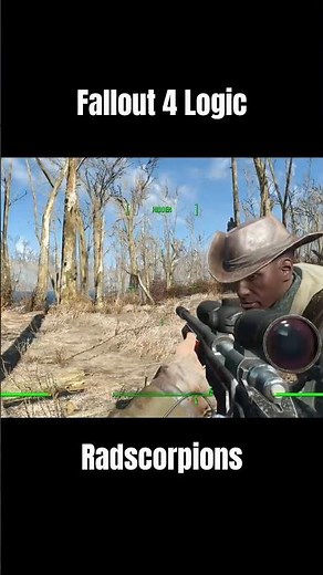 Fallout 4 Logic - Radscorpions can teleport #shorts #gaming #fallout #fallout4