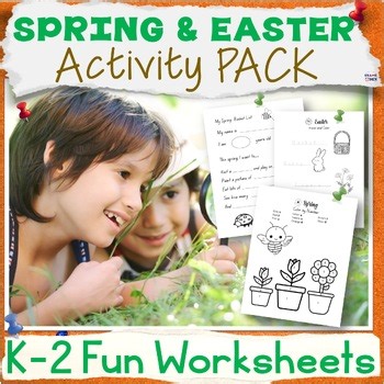 Spring and Easter Activities - Literacy Writing Spring Worksheets Time Fillers