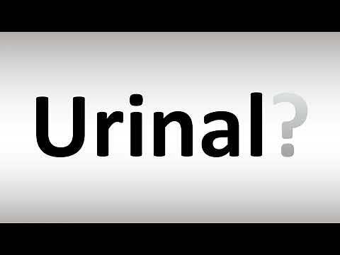 How to Pronounce Urinal