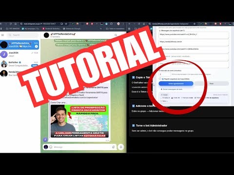 Criando Bot e Gerando o Token - Telegram Agendador Premium