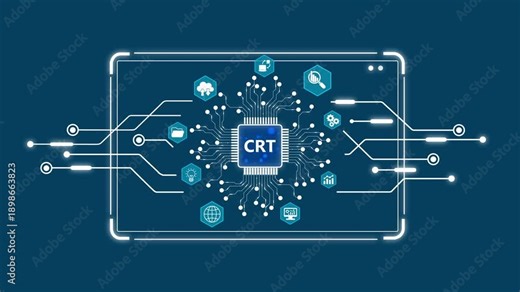 Central Processing Unit C R T Technology Circuit Board Microchip