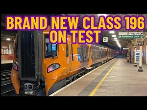 New Class 196 for West Midland Trains, on test at Hereford.