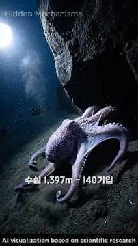 Deep-sea octopus(심해 문어): 53 months in darkness at 140 atmospheres and 3°C