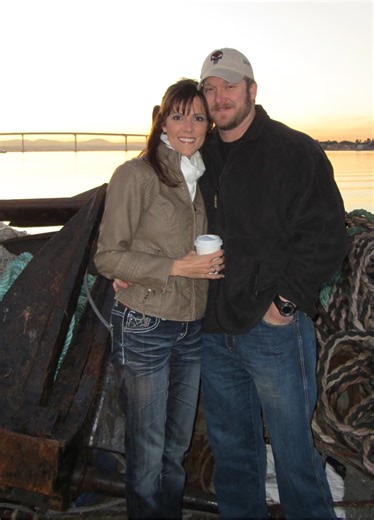 This picture was taken in California on part of the book tour for American Sniper. We were in our old hometown of Alpine, CA, just days before. While spending time with old friends and neighbors, one remarked that when I went to the bathroom, Chris seemed almost frantic about finding me. When I was next to him, he was at ease and was not when I stepped away. One of the things I loved about Chris was how profusely loving he was. When training and war took him away from me physically, he was gener