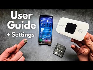 Manual & Instructions - 4G/5G LTE Portable MiFi WiFi Router Hotspot - H807 MF5577 MF935 MF800 M30S