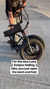 Here is how easy it is to fold the new Luna Eclipse folding bike | Luna Cycle
