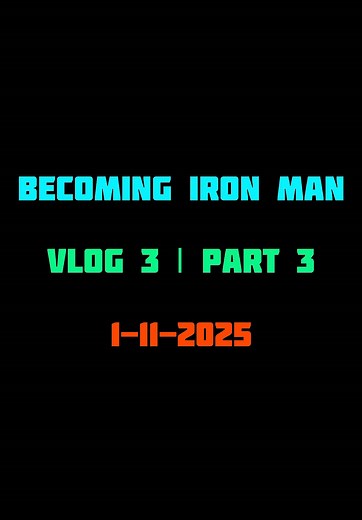 Iron Man Vlog 3: Setting Up the Ultimate Rig